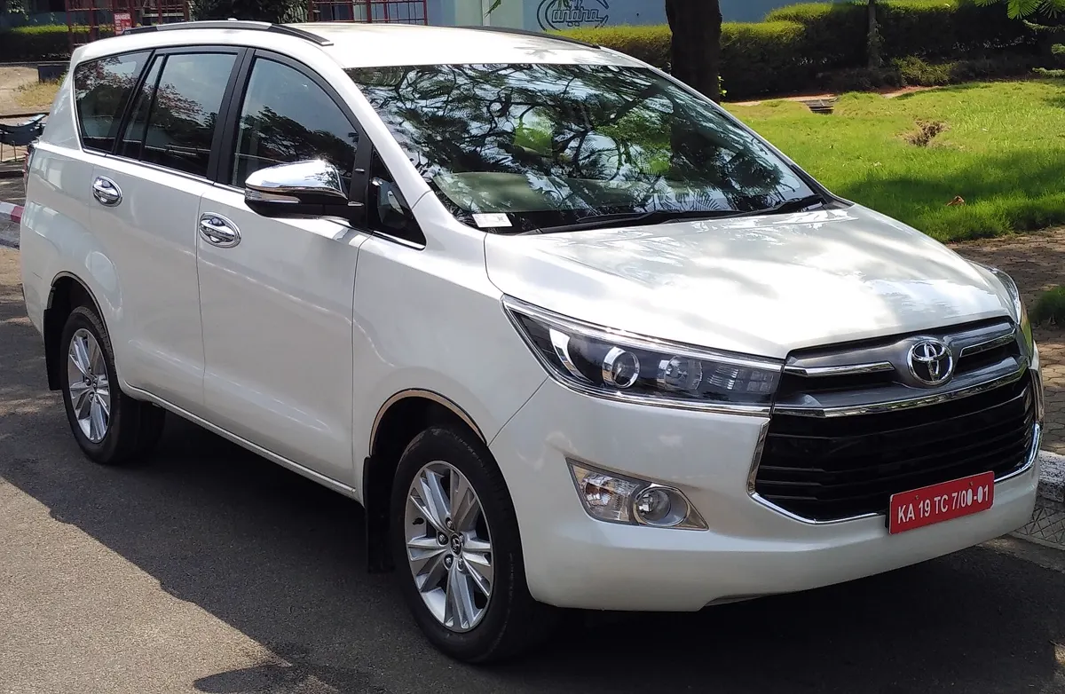 Innova Crysta — chauffeur-driven vehicle available for hire from Dibrugarh