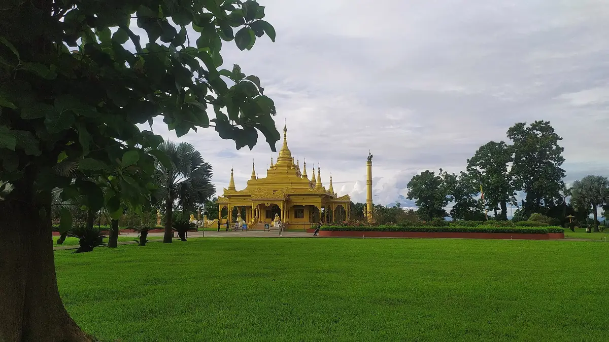 The Golden Pagoda (Kongmu Kham) at Namsai, Arunachal Pradesh