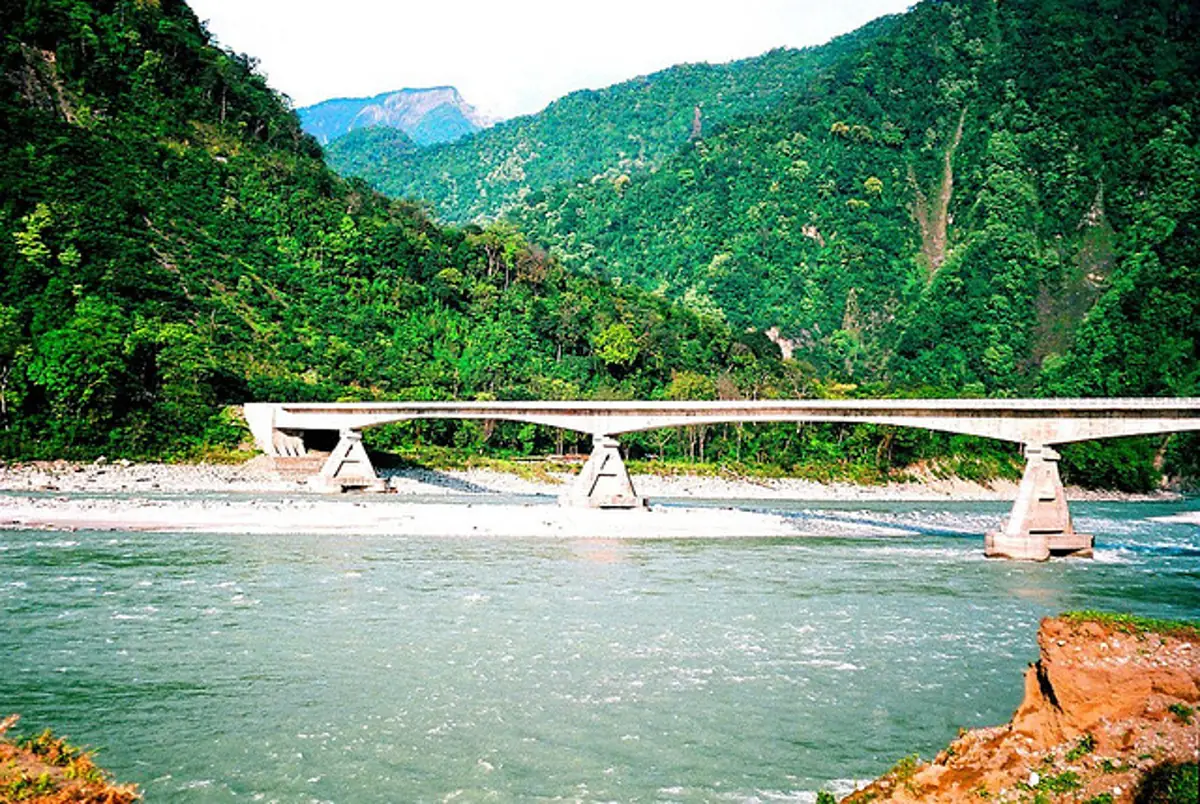 Parashuram Kund on the Lohit river, Arunachal Pradesh